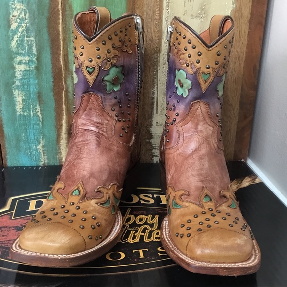 Dan Post Desert Roses Boots NIB - Picture 5 of 10